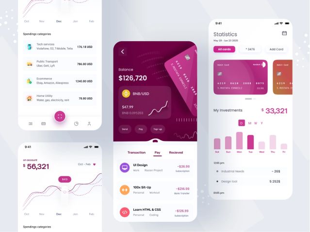 GenniBit UI:UX Project - FinTech dashboard